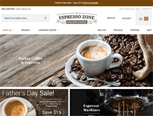 Tablet Screenshot of espressozone.com